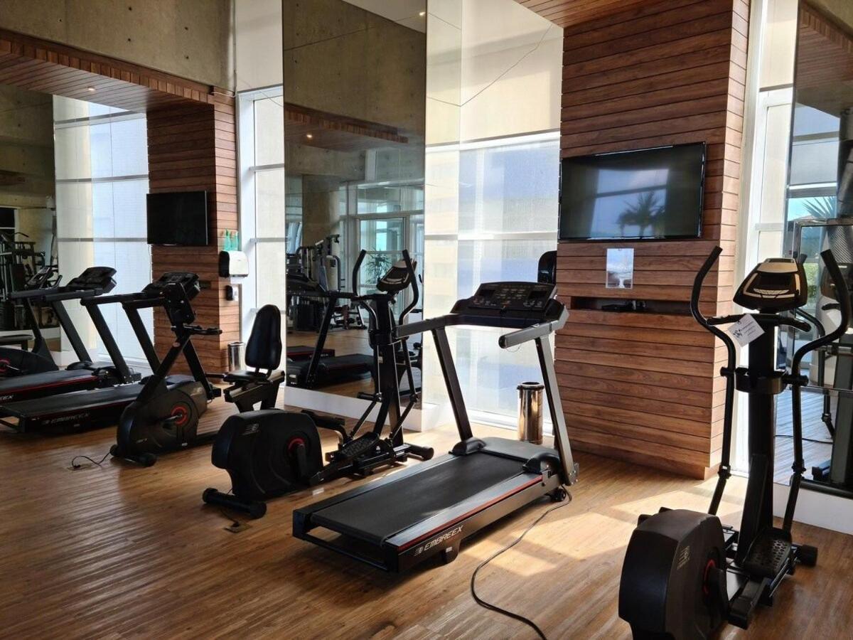 Studio Moderno Em Condominio De Luxo Pe Na Areia Сантос Екстериор снимка