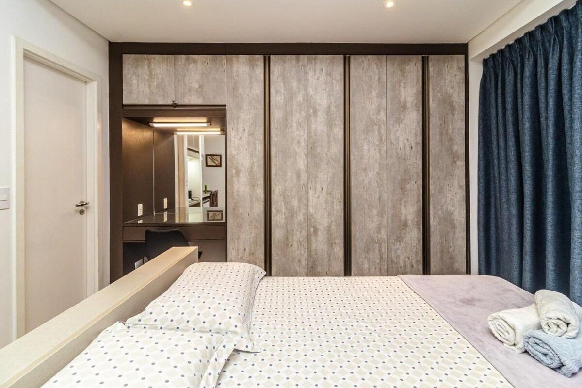 Studio Moderno Em Condominio De Luxo Pe Na Areia Сантос Екстериор снимка