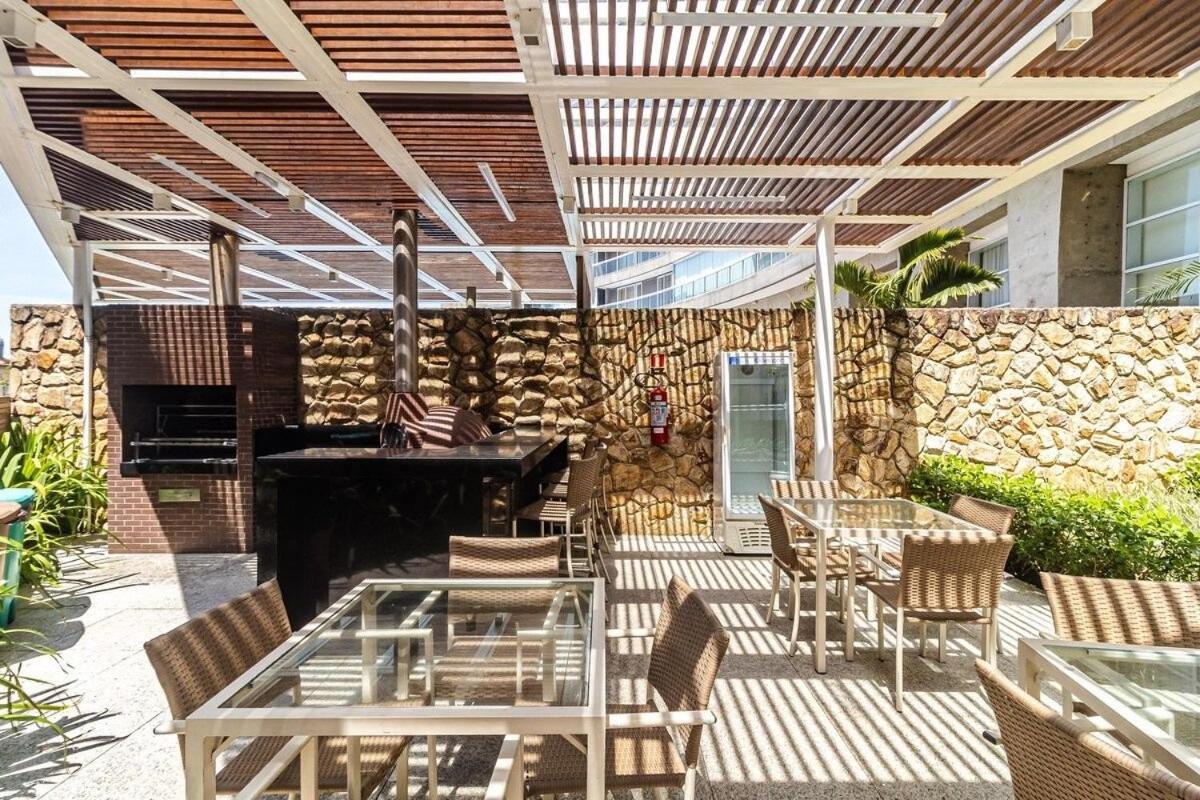 Studio Moderno Em Condominio De Luxo Pe Na Areia Сантос Екстериор снимка